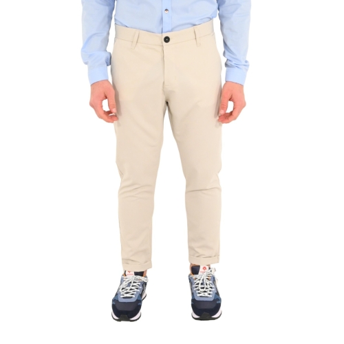 imperial pantalone uomo beige PWB0FDR