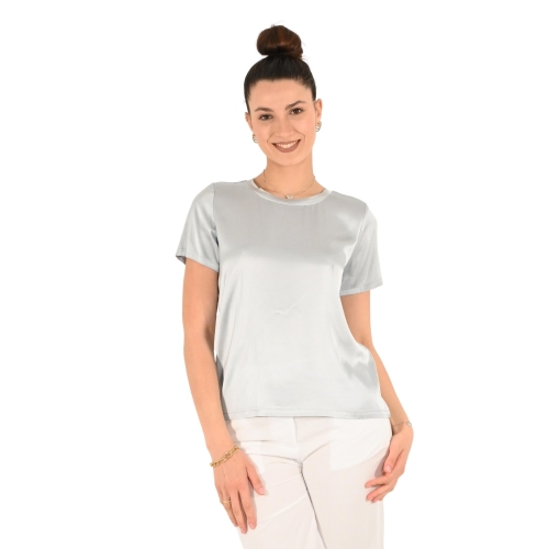 dixie blusa donna argento T782J021