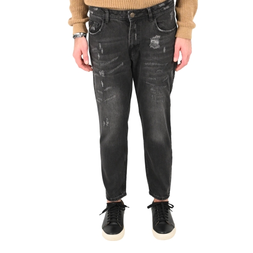 pont denim jeans uomo denim nero YELLOWSTONE