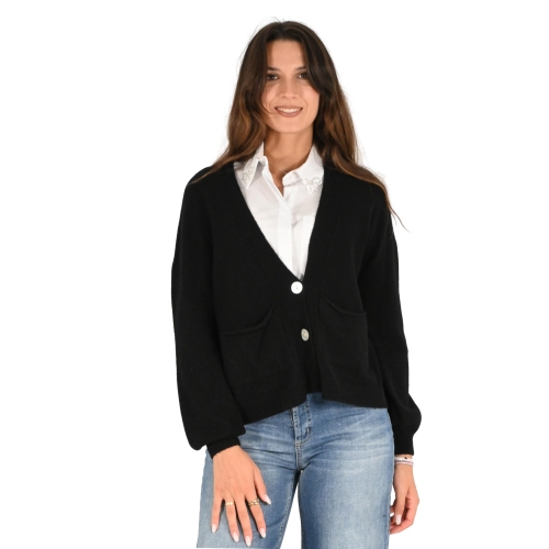 imperial cardigan donna nero M3025771