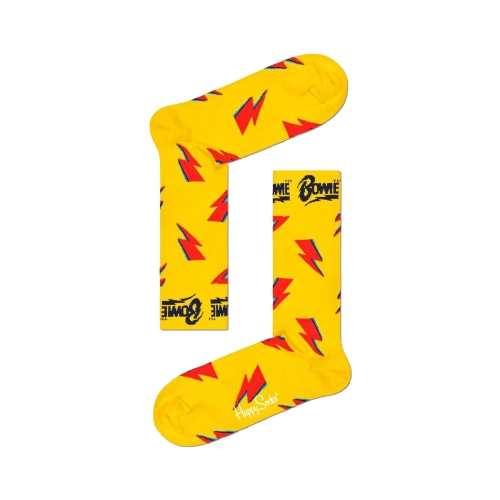 happy socks calzini donna giallo FLASHY BOWIE/D