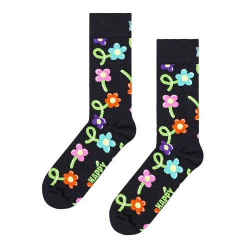 happy socks calzini donna nero BALLOON FLOWER/D