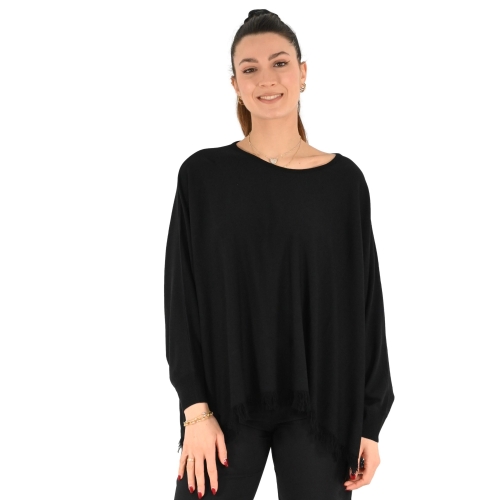 kontatto maglia donna nero 3M2079C