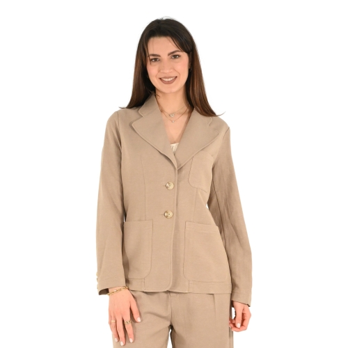 molly bracken giacca donna beige TR174CP