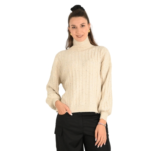 molly bracken maglia donna off white T1662CH