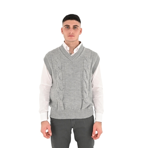 imperial gilet uomo grigio chiaro M3614SALL