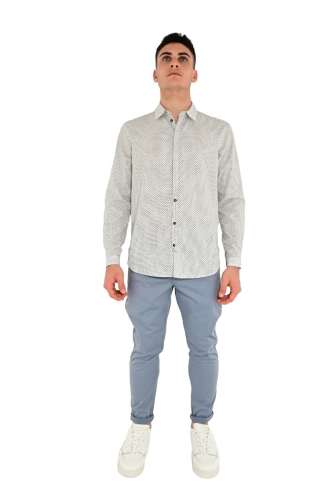 berna camicia uomo bianco M 220191