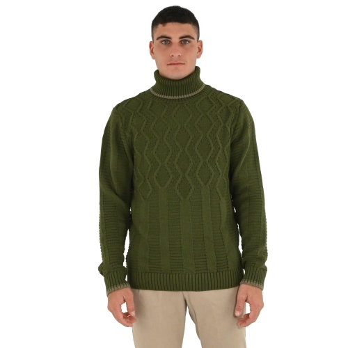 squad2 maglia uomo verde militare MA010