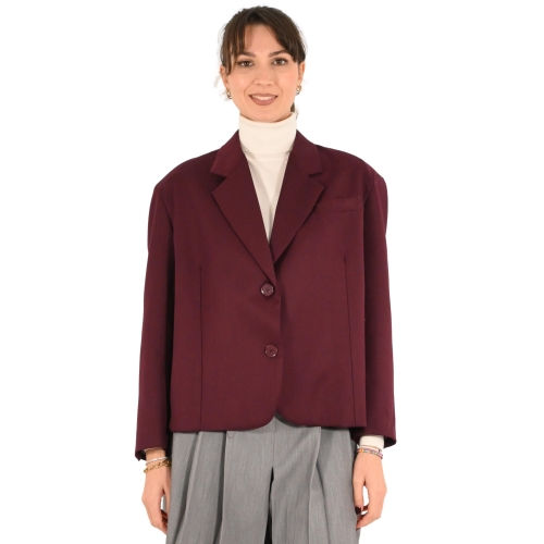 vicolo giacca donna bordeaux TS1858