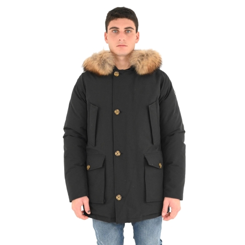 mixture parka uomo nero X118