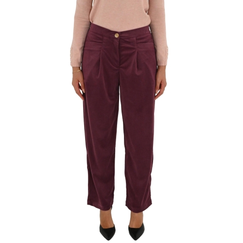 molly bracken pantalone donna viola T1692BN