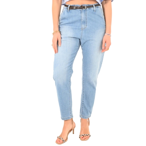 please jeans donna denim chiaro P3HBBQ2NTD