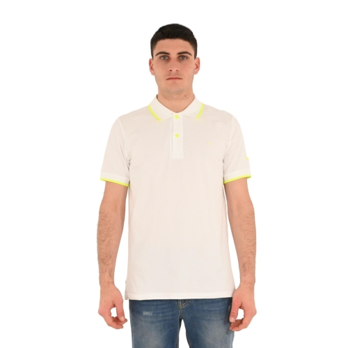 shockly polo uomo bianco POLO FLUO