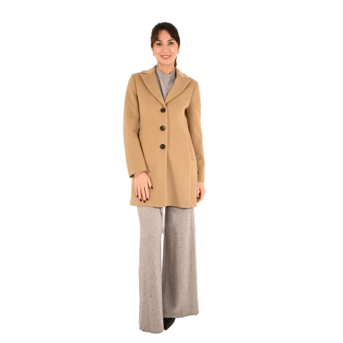 please cappotto donna cammello K493QNATAS