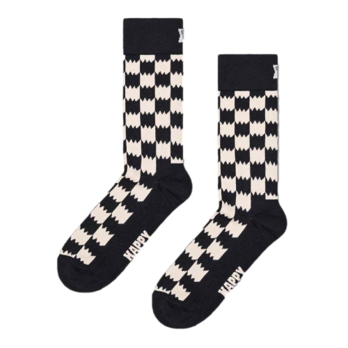 happy socks calzini uomo nero DIZZY CHECK/U