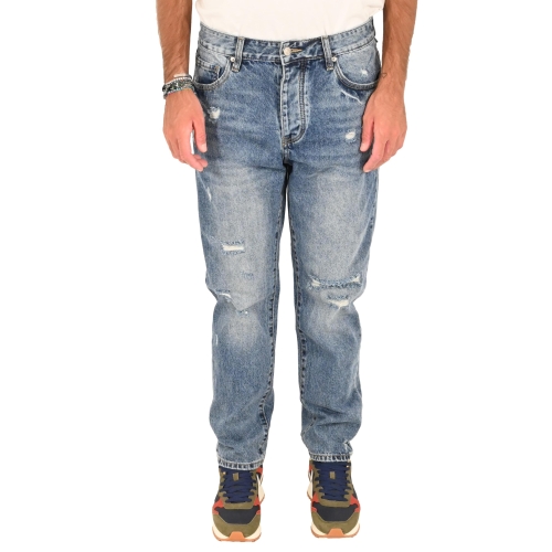 imperial jeans uomo denim sabbiato P75020505