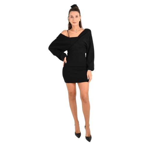 molly bracken abito donna nero T1928CN