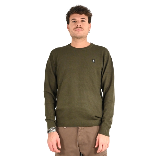 refrigue maglia uomo militare CREWNECK WAFFLE