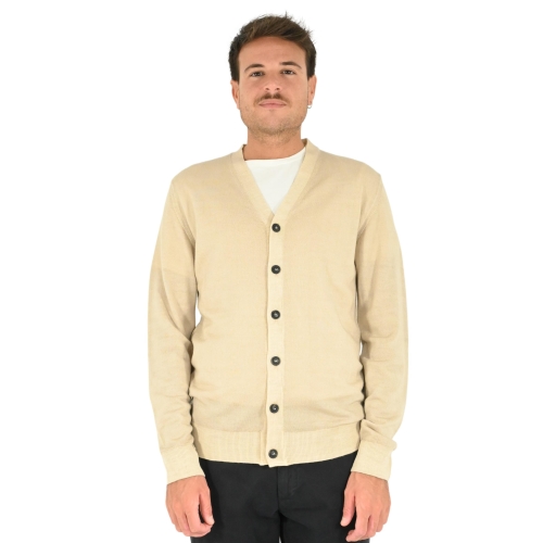 outfit italy cardigan uomo sand OF1F2W4M015