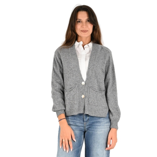 imperial cardigan donna grigio M3025771