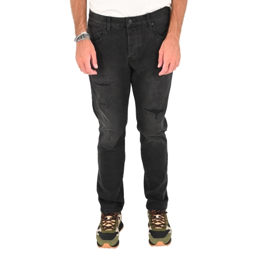 imperial jeans uomo denim nero P75022250B