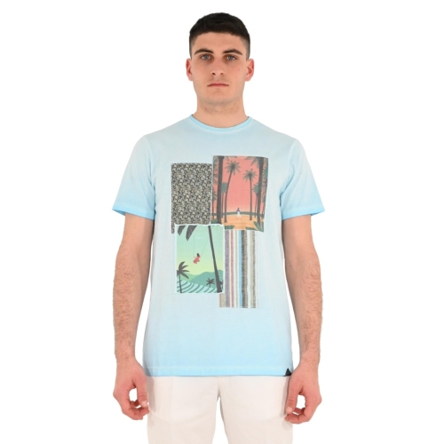 koon t-shirt uomo azzurro HTS060XX12