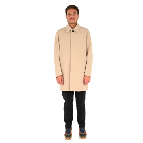 outfit italy cappotto uomo beige OF1F2W4K002