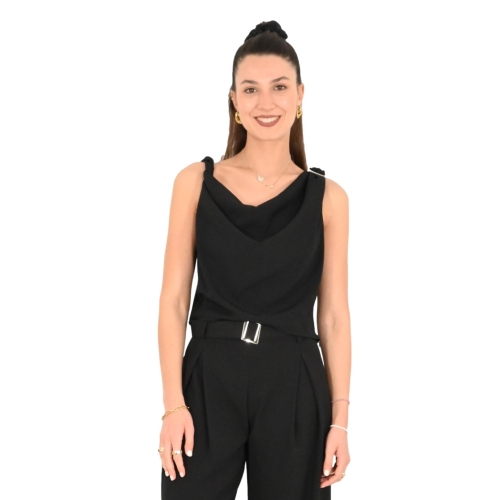 rinascimento top donna nero CFC0123063003