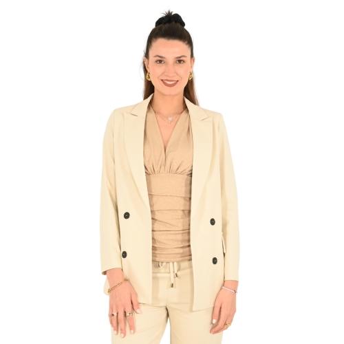 rinascimento giacca donna beige chiaro CFC0122664003