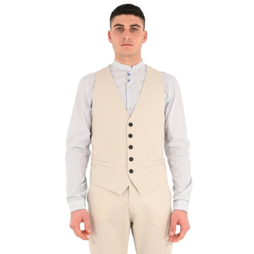 imperial gilet uomo beige L810FDR