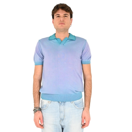 berna polo uomo lilla turchese M 251033