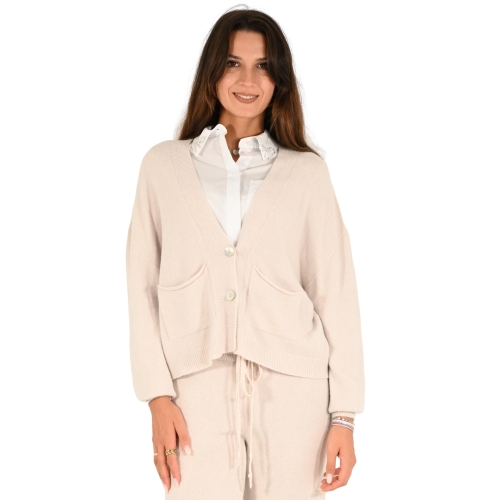 imperial cardigan donna avorio M3025771