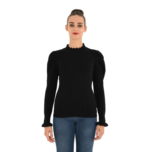 influencer maglia donna black J6254