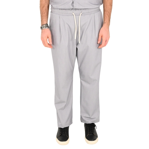 imperial pantalone uomo grigio melange PE6AJCS