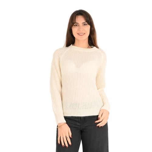 vicolo maglia donna panna 55067S