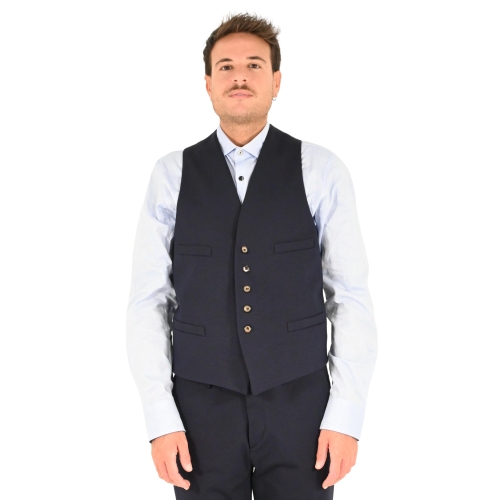 outfit italy gilet uomo blu navy F2W4CT00I002