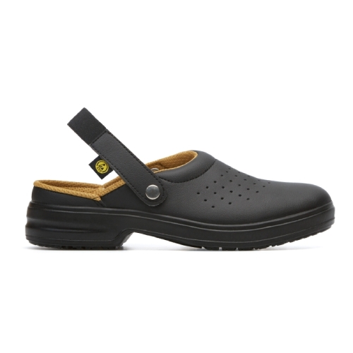 Exena Safeway Hi-Tech 00E103 OB E A FO ESD SRC AIRING CLOG BLA A0121V032 Zapatos de seguridad hombre negro