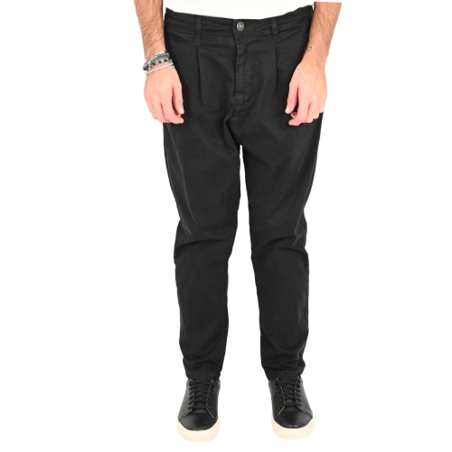 imperial pantalone uomo nero P8379FORTN