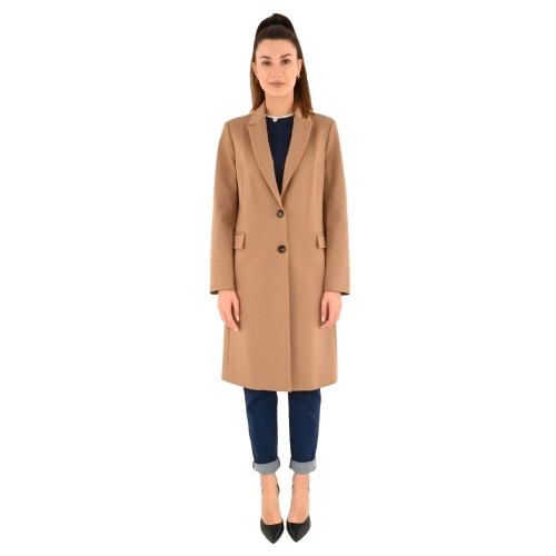 bighet cappotto donna cammello 8602/114