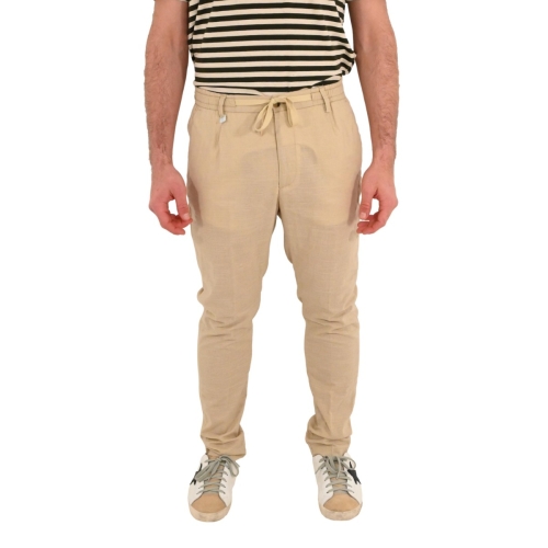 squad2 pantalone uomo beige GUCCINI