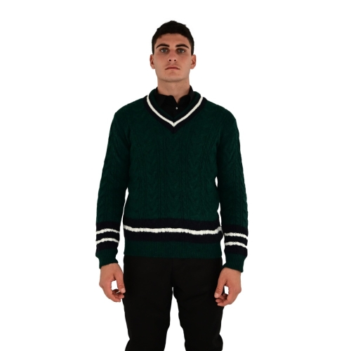 berna maglia uomo verde bottiglia M 223020