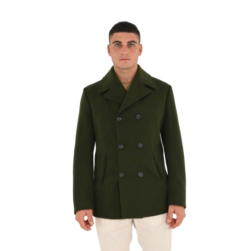 squad2 cappotto uomo verde CP007