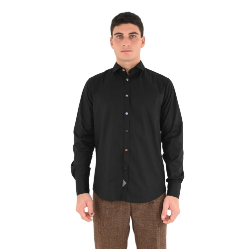 koon camicia uomo nero ICM877BS01