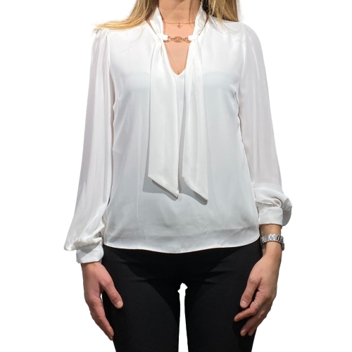 rinascimento blusa donna panna bianco CFC0019617002