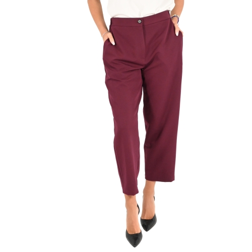 vicolo pantalone donna bordeaux TS0310