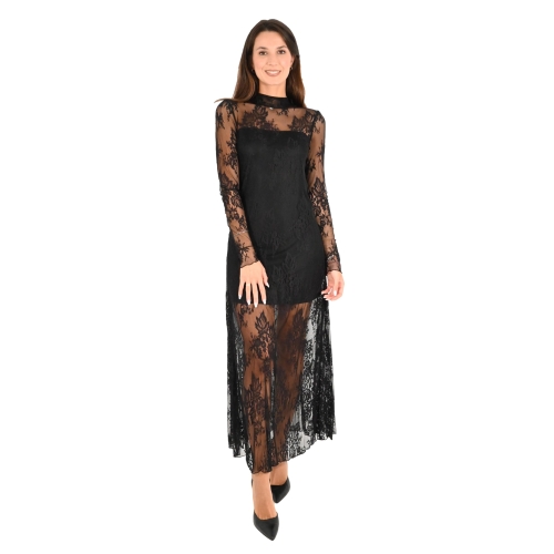 vicolo abito donna nero TS1128