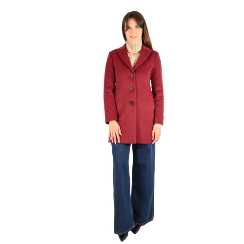 please cappotto donna bordeaux K493QNATAS