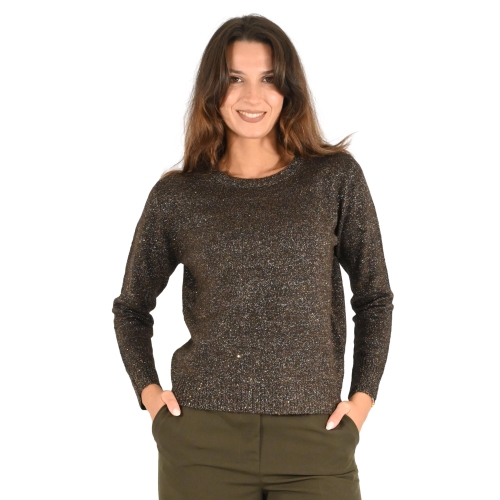 molly bracken maglia donna cioccolato E1613CN