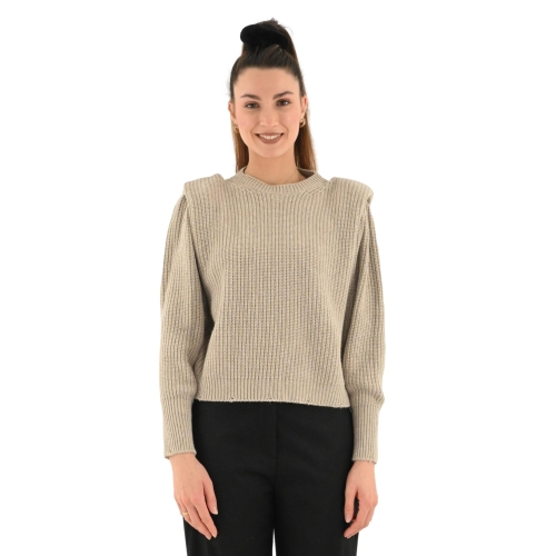 vicolo maglia donna beige 55064R