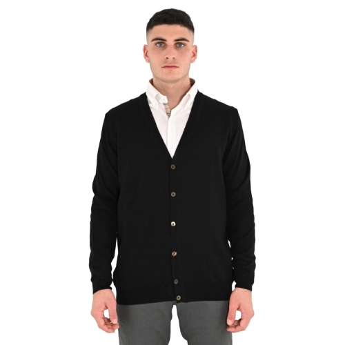 koon cardigan uomo nero GMG810FV01